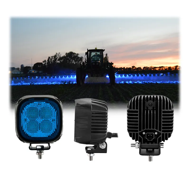 AgroliteLed補助ドライビングライトカーヘッドライトEceR1040Wスクエア農業用ライトLedスプレーライト