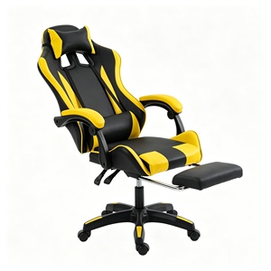 Sedia da Gaming OEM ODM con Poggiapiedi, Lussuosa ed Ergonomica, Reclinabile con Cuscino a Molle Insacchettate per E-Sports e Internet Cafe - Product Image 3