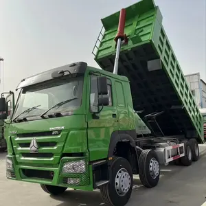Trung Quốc HOWO sinotruk euro2 sử dụng 12 bánh 50 70 t 8*4 phía sau tipper Hộp xe tải chở hàng để bán LHD/rhd
