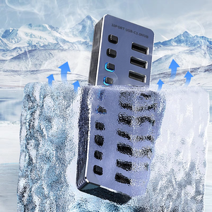 Powered USB Hub 5Gbps 10 cổng USB 3.0 HUB Power Adapter cho máy tính xách tay USB-C sạc Docking Station - Product Image 5