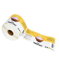 Étiquettes autocollantes personnalisées en PVC, autocollants imperméables pour l'emballage du sel, des épices et des condiments