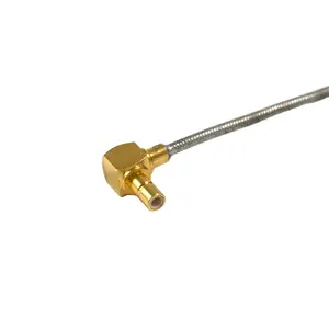 射频应用圆头快速连接SMB适配器直焊SMB连接器母带公头