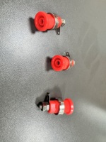 Adaptateur M12 en laiton plaqué or personnalisé, mâle/femelle, prise banane ronde, borne de connexion de câble, fiche banane 4 mm, amplificateur, haut-parleur