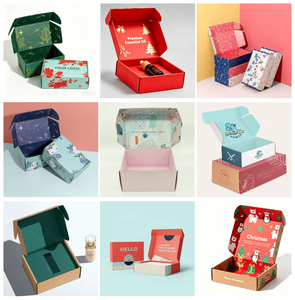 OEM Custom Logo & Size Flat Pack Recyclable Paper Mailer <b>Box</b> with Varnished & Double Side Print for Shoes & Clothing Wholesale - Product Image 2