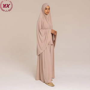 Nouvelle Collection : Niqab, <span class=keywords><strong>Jilbab</strong></span>, Khimar et Abaya de Prière Longue pour Femme - Tenue Traditionnelle Musulmane de Dubaï - Product Image 2