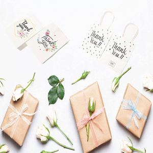 Reusable Recyclable Kraft <b>Paper</b> Gift Bag Twisted Handles for Party Candle Photo Frame Craft Projects-Customizable <b>Made</b> China - Product Image 4