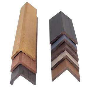 Terrasse extérieure moderne en WPC 2e génération garniture de bord anti-corrosion bois-plastique <span class=keywords><strong>composite</strong></span> en forme de L serrage à angle droit clic - Product Image 3