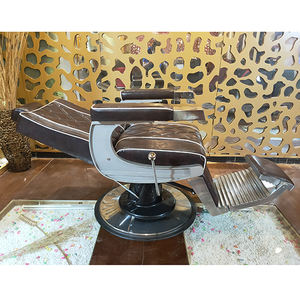 एशियाई बाजार हेयर सैलून फर्नीचर लक्जरी मालिश कुर्सियों एल्यूमीनियम भारी ड्यूटी काले नाई कुर्सियों - Product Image 2