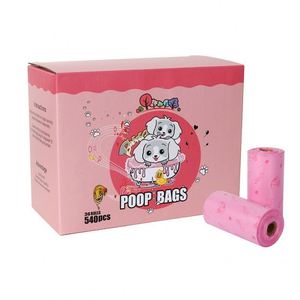 2026 New pink Wholesale Manufacturer Custom Pet Waste <b>Bag</b> Disposal <b>Bag</b> Biodegradable <b>Compostable</b> Degradable Dog Poop Poo <b>Bag</b> - Product Image 1