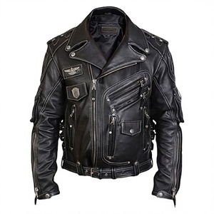 Ultimate Style Comfort Men's Genuine Corduroy Leather <b>Jacket</b> with Hood Breathable Design High Street Stand Collar Sizes XS 4XL - Product Image 1