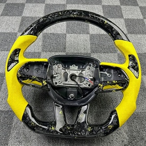 Vente directe du fabricant pour Dodge Challenger SRT Charger 2014 2015 2016 2017 2018 2019 Volant en cuir et fibre de carbone - Product Image 4