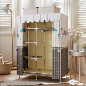 Tủ quần áo trẻ em phong cách Nhật Bản hiện đại ấm áp đơn giản cho phòng tắm phòng ngủ có thể tháo rời để sử dụng hiệu quả căn hộ nhỏ - Product Image 4