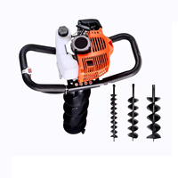 Perforadora OEM de 52CC de gasolina, dispositivo de perforación de 800X200MM, con medidores de tierra de potencia, OEM, 2,5hp, superventas de Amazon