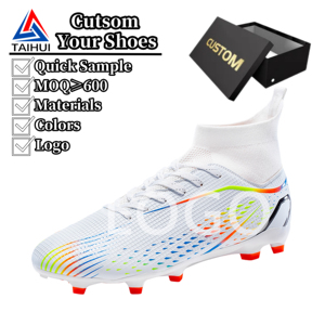 Chaussures personnalisées d'usine de marque Chaussures de football professionnelles pour adultes pour hommes chaussures à crampons Bottes Baskets décontractées d'extérieur Chaussures de football sportif - Product Image 1