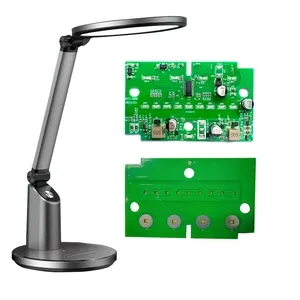 Lámpara de mesa de protección ocular LED Módulo de Interruptor táctil 3 Temperatura de color 4 teclas táctiles 12V 24V Tablero de control de lámpara de escritorio inteligente