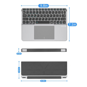 <span class=keywords><strong>Tastiera</strong></span> Wireless BT pieghevole 2-in-1 portatile con <span class=keywords><strong>tastiera</strong></span> magnetica <span class=keywords><strong>per</strong></span> telefoni cellulari tablet - Product Image 5