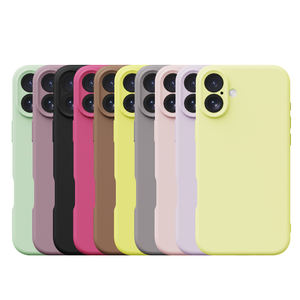 Étui de téléphone magnétique en <span class=keywords><strong>Silicone</strong></span> de haute qualité pour <span class=keywords><strong>iPhone</strong></span> 17 étui souple en <span class=keywords><strong>Silicone</strong></span> lisse pour <span class=keywords><strong>iPhone</strong></span> 15 14 Pro Max motif couverture personnalisée - Product Image 2