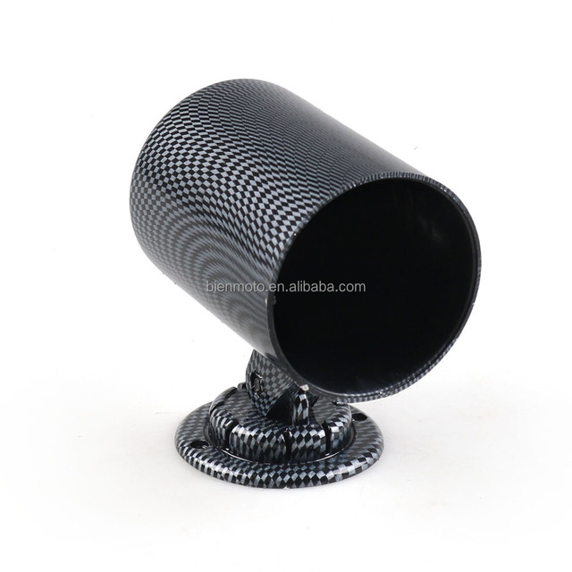 52mm Universal Car Carbon Fiber Gauge Pod Hold Dash Mount Holder Auto Car Pod Meter Gauge Cup Mounting Stand