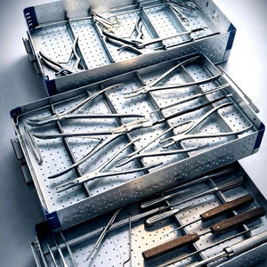 Fournisseur en gros : Kit d'instruments de chirurgie générale pour la colonne lombaire, boîte stérile, outils orthopédiques et neurochirurgicaux Tegra Hospital - Product Image 1