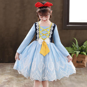 Disfraz de Princesa Blancanieves para Niñas, Vestido de Manga Larga, Clásico de Cuento de Hadas, Disfraz de Halloween para Niñas - Product Image 6