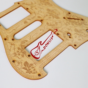 Plaque de protection de <span class=keywords><strong>guitare</strong></span> HSH ST en bois Donlis, utilisée pour la construction de guitares électriques personnalisées - Product Image 5