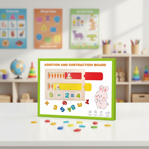 Tablero <span class=keywords><strong>de</strong></span> Cálculo <span class=keywords><strong>de</strong></span> Sumas y Restas <span class=keywords><strong>de</strong></span> Conejo y Zanahoria: Ejercicio <span class=keywords><strong>de</strong></span> Sentido Numérico, Pensamiento Lógico y Iluminación Matemática - Product Image 1
