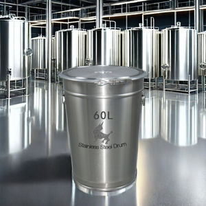Tambor de acero inoxidable de 60 litros con grifo/Tambor de acero inoxidable para miel - Product Image 3