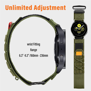 20mm 22mm cinturino in Nylon per <span class=keywords><strong>Samsung</strong></span> Galaxy <span class=keywords><strong>Watch</strong></span> <span class=keywords><strong>5</strong></span> <span class=keywords><strong>Pro</strong></span> per Galaxy <span class=keywords><strong>Watch</strong></span> 7 6 40 44mm orologio 4 42 46mm ReplacementWristband - Product Image 6