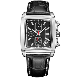 Reloj de Cuarzo Cuadrado de Acero Inoxidable Personalizado de Marca, Reloj de Negocios Elegante y Sencillo, Analógico e Impermeable para Hombre - Product Image 3