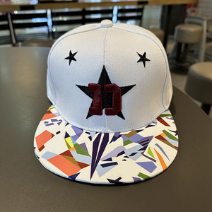 Nuovo Cappello alla Moda con Visiera Stampata, Ricamo 3D, Snapback Hip Hop Y2K a 6 Pannelli con Visiera Piatta - Product Image 5