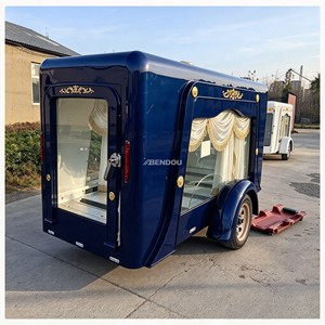 Remorque funéraire à essieu unique pour transport de défunts, durable, sécurisée et professionnelle - Product Image 6