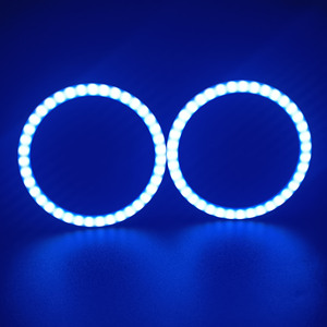 Faros Delanteros MISUN de Alta Calidad con <span class=keywords><strong>Ojos</strong></span> de Ángel para Motocicleta, 46 LED, Anillo de Halo RGB en el <span class=keywords><strong>Centro</strong></span> - Product Image 6