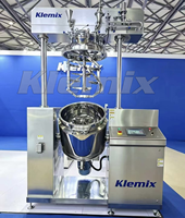 Machine d'émulsification sous vide avec fonction de refroidissement et de chauffage, en acier inoxydable SUS316L, moteur AC, pour usine de fabrication