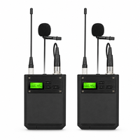 Système de microphone sans fil UHF étanche à 200 fréquences, portée 150 m, pour scène extérieure et galas