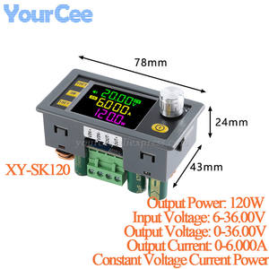 Преобразователь Boost SK120 SK60 120W/6A 60W/5A CC CV 6-36V 0-36V MPPT Power DC Регулируемый модуль солнечной зарядки - Product Image 3