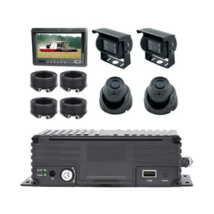 SIGH-grabador de vídeo digital con 4 canales para vehículo, DVR con 4G GPS wifi