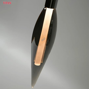 Lámpara de Araña de Tubo de Vidrio en Espiral Dorada con Gradiente, Ahorro de Energía, Personalizable para Vestíbulo de Hotel o Villa, Regulable, Alto Brillo para Restaurante - Product Image 4