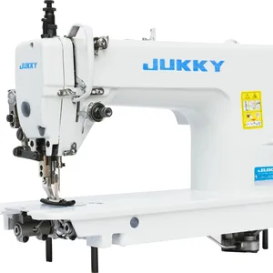 JUKKY 0303 Machine à coudre à point noué à grande vitesse Machine de style à lit plat pour les machines à vêtements en cuir à usage industriel