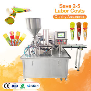 เครื่องบรรจุและปิดผนึกถ้วยไอศกรีมไอศกรีมอุปกรณ์บรรจุและหมุนในเชิงพาณิชย์ทำความสะอาดง่าย - Product Image 1