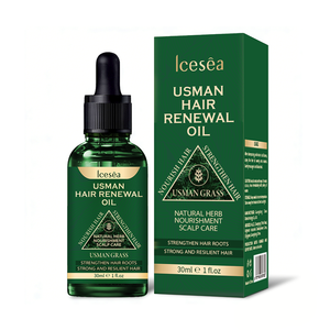 Aceite Renovador para el Cabello Usman de Marca Privada OEM |   Hoja de Thuja con Queratina para el Crecimiento y Reparación del Cabello |   Nutrición Natural para el Cuero Cabelludo al por Mayor - Product Image 1