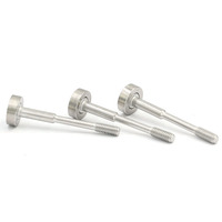 Vis à tête cylindrique hexagonale à embase captive, demi-filetées, en acier inoxydable/acier au carbone, zinguées blanc, tailles personnalisées M2 M3 M4 M5 M6