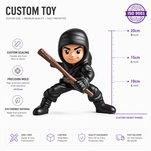 Figura <span class=keywords><strong>de</strong></span> Anime Ninja Personalizada <span class=keywords><strong>de</strong></span> PVC, Muñeco <span class=keywords><strong>de</strong></span> Acción Chibi, OEM/ODM, Caja Ciega Coleccionable con Caja con Ventana Personalizada - Product Image 3