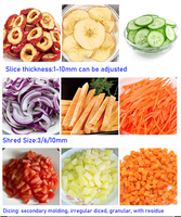 Haute qualité légumes fruits hachoir trancheuse dicer oignon concombre tomate carotte pomme de terre déchiquetage automatique coupe-légumes