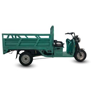 Tricycle électrique de transport de marchandises à <span class=keywords><strong>benne</strong></span> basculante HLD de 800W Tricycle de transport de marchandises ouvert de grande capacité pour adulte - Product Image 3