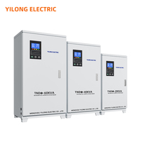 Régulateurs/Stabilisateurs de tension personnalisables YILONG TND 15-60KVA, régulateur de tension automatique 220V, servo AVR haute puissance pour la maison