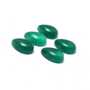 3x5mm-20x30mm หลังแบนทำด้วยมืออัญมณีหลวมสีเขียวธรรมชาติสำหรับทำเครื่องประดับ - Product Image 4