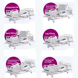Cama de hospital eléctrica de 7 funciones para sala privada y cama médica multifuncional de UCI con balanza - Product Image 3