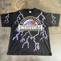 T-shirts en coton personnalisés imprimés DTG, streetwear pour hommes, t-shirt oversize à épaules tombantes, fabricant