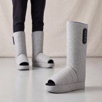 Vente en gros usine : Bottes de massage électriques portables sans fil pour pieds et mollets, avec pression d'air et fonction Shiatsu, pour le sport