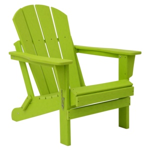 เก้าอี้ Adirondack พับได้ ทนทาน ดีไซน์ทันสมัย ผลิตจาก HDPE และสแตนเลส สำหรับใช้งานกลางแจ้ง - Product Image 3